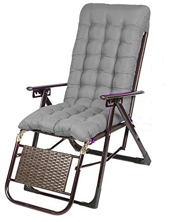 Klappbarer Rattan-Sessel – Sonnenliege Liegestuhl Strandkorb für Büro Siesta Sommer Entspannung Bequeme Outdoor-Sitzgelegenheit