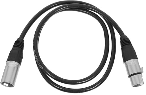 MINAOLULUS 7 poliges Xlr Mikrofonkabel 1m – Professionelles Audio Xlr Kabel mit Stecker Buchse für Mischpult Lautsprecher und Bühneneinsatz