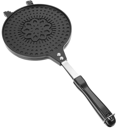 OSALADI Poêle Antiadhésive pour Cornets de Crème Glacée 17 Cm, Moule à Glace en Métal Écologique, Plaque de Cuisson pour Rouleaux de Printemps et Omelettes, Accessoire la Cuisine
