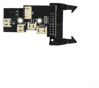Für Anycubic Extruder Adapter Motherboard PCB für Kobra 2 Max/Pro/Plus 3D Drucker mit Heizlüfter Temperatursensor Integration und Snap-on Montagehalterung