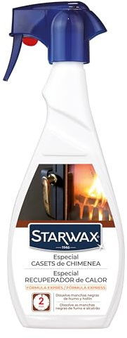 STARWAX Limpiador Expres Insertables y Chimeneas 500ml | Limpia y disuelve manchas negras de humo y hollín, acción rápida, sin sosa cáustica