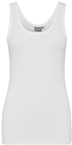 b.young Women's Pamila Top Vest, White (Optical White 80100), Medium