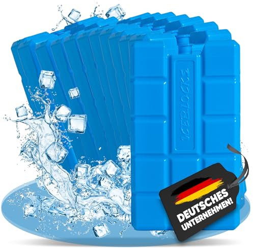 NEMT 12 Stück 400 ml Kühlakkus Kühlelemente für Kühltasche oder Kühlbox bis 20 h Kühlpack Kühlakku