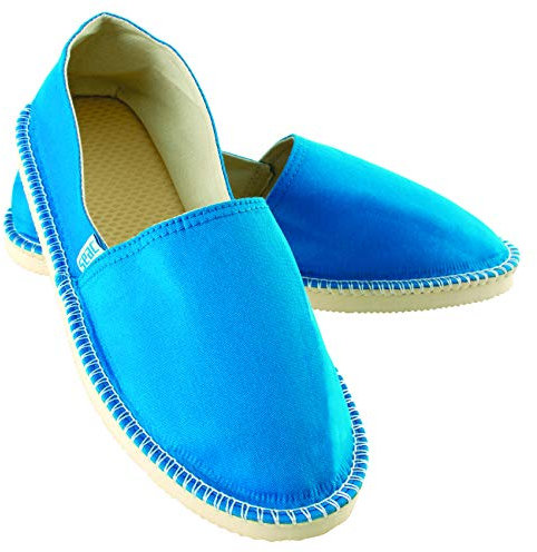 SEAC Malaga, Alpargatas para Mujeres y Hombres en Canvas y Costuras expuestas clásicas, Suela Antideslizante