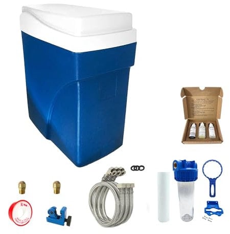 Descalcificador Sin Electricidad Compacto Simplex Con Kit De Instalación