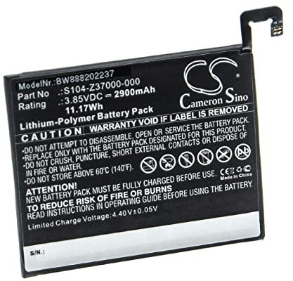 vhbw Batterie Compatible avec Wiko View 2, 2 Pro Smartphone (2900mAh, 3,85V, Li-polymère)