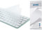 Digi-Tatoo Keyboard Cover for 2024 Magic Keyboard for Mac(A3118/A3203)/2021 Imac Magic keyboard (A2449/A2450) (Europe/British layout) - Thin, Protective and Clear Keyboard Protector Skin, transparent