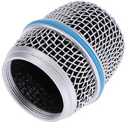 Stainless Steel Microphone Metal Screen Mic Grille Fits Dynamic Microphones Parts Accessory (BETA 57A)