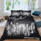 MOUPL Bettwäsche New York 155x220 3teilig 3D Modern Stadtbild Bettbezug Set mit Reißverschluss 100% Leicht Mikrofaser Kuschelig Atmungsaktive Sommer Betten Set mit 2 Kissenbezug 80x80 cm