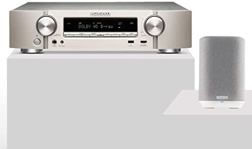Marantz NR1510 Slim 5.2 Kanäle AV Receiver mit HEOS & Denon Home 150 Multiroom Lautsprecher mit HEOS Built-in und Alexa