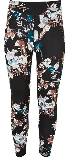 Urban Classics Mädchen Leggings Girls Soft AOP Leggings blackfloret 110/116