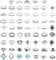 Milacolato 61Pcs Gothic Ring Set Für Damen Frauen Boho Vintage Knöchelringe Gelenk Stapelbar Midi Fingerring Böhmischer Retro Vintage Punk Gothic Schmuck