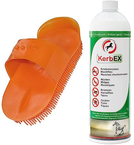KerbEx grün, ohne Knoblauch | Insektenabwehrmittel für Pferde | Insektenschutz