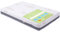 PEKITAS Matratze für Kinderbett, 48 x 78 cm, Dicke 8 cm, Hybrid, wendbar, doppelseitig, abnehmbarer Bezug, waschbar, Härte, robust, atmungsaktiv, Anti-Erstickung, Kinderbett, Babybett
