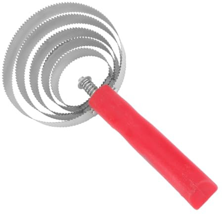 minkissy 1Stk Sechs Runden Pferde kamm Haustierpflege Haarbürsten-Reinigungswerkzeug Fellkamm Kämme Zubehör juckende Bürste kitzeln Pferdekamm Schaber Pferdebürste Rostfreier Stahl