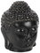 something different Something Different Buddha Head Oil Burner (5.5 x 3.5 x 3.5 in) (Black)