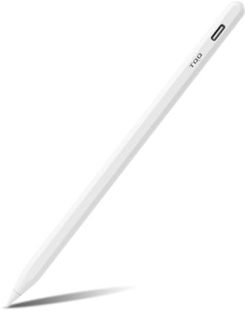 TQQ Pencil Compatible iPad 2018-2023, 2X Faster Charge, Pixel Precision, Magnetic Charging Stylus Pen Compatible Apple iPad 10/9/8/7/6th, Pro 11 inch, Pro 12.9 inch 3/4/5/6, Air 3/4/5, Mini 5/6