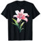Lily Flower Plant Gardening Floral Lilies Watercolor T-Shirt
