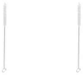 Fiorky 2 Pack Tube Brush Drinking Straws Pipes Stainless Steel Tumbler Test Tubes Scrubber Straw Oil Stains Removal Brush Soft Bristles Handheld Home Cleaning Tools
