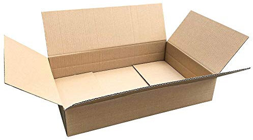 VEPATIM Faltkarton 600x450x(50)-150mm mit variabler Höhe 1-wellig Dickwelle braun