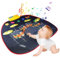 Alfombra de juego musical, alfombrilla de suelo para tocar el tambor, interactiva, juguete educativo para instrumentos musicales con volumen ajustable para y niñas, Pascua, cumpleaños