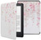 Hülle Für 7 Kindle Paperwhite 2024 (12. Gen) Und Kindle Colorsoft Signature Edition, Leichte Schutzhülle Aus Pu-Leder Mit Auto Ruhe-/Aktivierungsmodus - Rosa Kirschblüten-Wasserfall