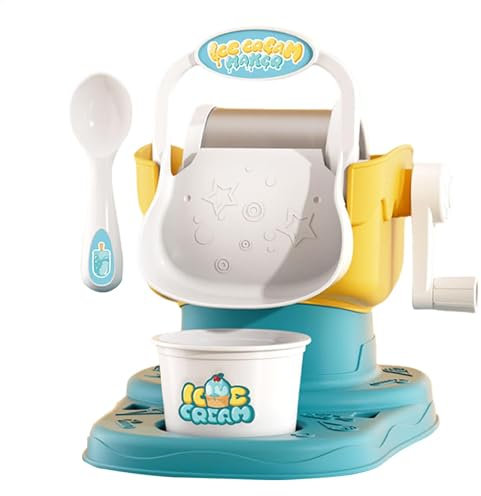 Vriusi Ice Cream Maker Machine, Soft Serve Machine, Manual Machine, Ice Cream Sorbet Maker, Homemade Ice Cream Machine, Quick Ice Cream Maker, Soft Serve Maker For Kids, Ice Maker For Adults