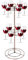 Cocktail Tree Stand for 12 Glasses Champagne Display Stand with Iron Wine Glass Racks Hanging Wine Cup Holder for Gin Martini Cocktails Wine Bar Party Display Stand