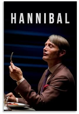 HUEAEHAHE Hannibal Horror-TV-Serie5-Poster, Raumdekoration, Leinwandposter, ästhetischer Poster, Druck, Wandkunst, Dekor-Poster, 20 x 30 cm, ungerahmt, 15