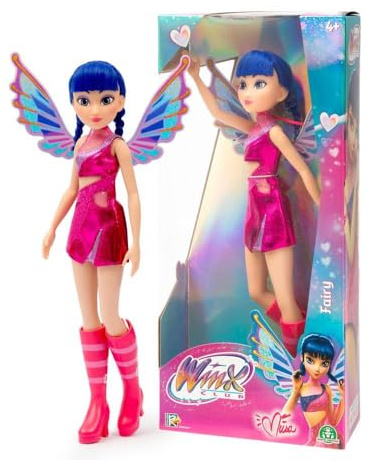 Winx, Poupée articulée, 26 cm, Série Fairy, Modèle Musa, pour Les Enfants dès 3 Ans, WNX764, Rose Fuchsia