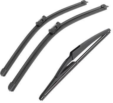 Escobilla limpiaparabrisas Para Peugeot 2008 2013 2014 2015 2016 2017 2018 26 + 16 + 11 Limpiaparabrisas Delantero Trasero Escobillas Accesorios de Corte Coche Limpiaparabrisas