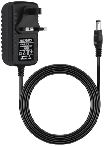 12V 1A Power Supply Adapter UK AC/DC Adapter 100-240V 50/60Hz to DC 12W | Converter Charger for Kids Ride on Car LED Strip Lights Router Surveillance Camerasand Keyboards Monitor 5.5x2.1mm DC Plug