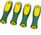 HavenDomicile Juego de mangos de goma de 110 mm, herramientas de agarre ergonómicas para limas de metal, escofina de madera, motosierras, molinillos antideslizantes, equipo de taller, paquete de 4