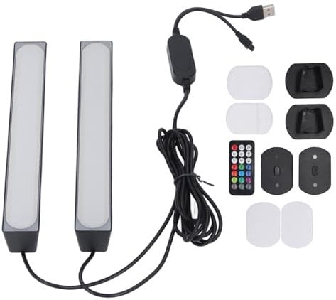 Smart LED Light Bar Remote App Control RGB Ändern der Farb Umgebungsbeleuchtung mit Szene und Musikmodus für TV -Hintergrundbeleuchtung Gaming Room Dekoration PC ABS MATERIAL 2 IN