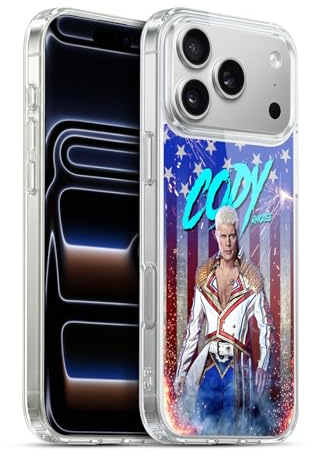 Head Case Designs Offizielle WWE Cody Rhodes Cody Rhodes Graphics Gelhülle [Militärischer Schutzgrad] Kompatibel Mit Apple iPhone 17 Pro Max Und Kompatibel Mit MagSafe