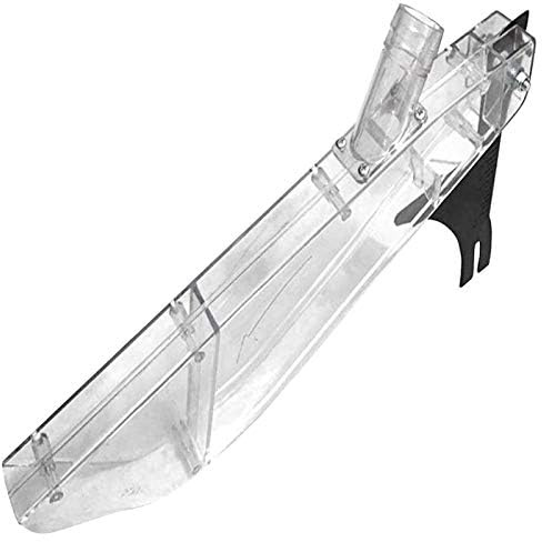 10 Inch Table Saw Protective Cover, Universal 7-12 Inch Clear Plastic Anti-Dust Guard with Riving Knife & Stand, Woodworking Table Saw Accessories for DIY & Industrial Use