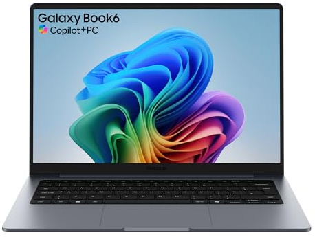 Samsung Galaxy Book6, 14 Laptop, Intel Core Ultra 7, 16GB, 1TB, Grey | Galaxy AI & Copilot+ Laptop, Non Touch, Wi-Fi, Up to 21 hour battery life, Dolby Atmos speakers