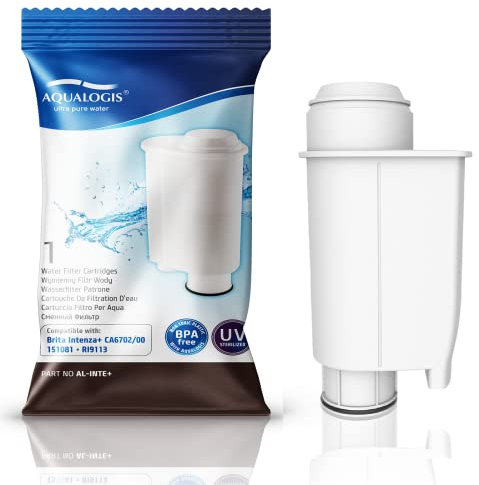 Aqualogis filtro dell’acqua compatibile con Brita Intenza+ CA6702/00 151081 RI9113, Saeco, Gaggia e Philips