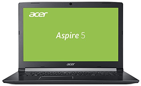 Acer Aspire 5 (A517-51G-54ED) 43,9 cm (17,3 Zoll Full-HD matt) Multimedia Laptop (Intel Core i5-8250U, 8 GB RAM, 128 GB SSD + 1.000 GB HDD, NVIDIA GeForce MX130, Win 10) schwarz