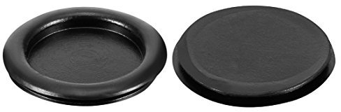 sourcing map 20 Stück Kabeldurchführung Gummi Drahtschutz Ölbeständig Gummistopfen Set Gummitüllen für Kabel Draht Elektroinstallation Kabelkanal Auto Boot 40mm Montagedurchmesser Schwarz