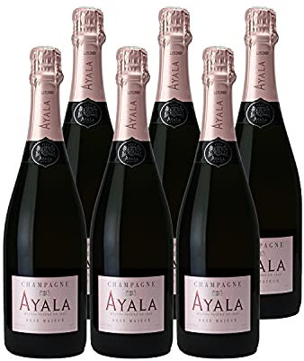 Champagne Rosé Majeur Brut Rosé - Maison Ayala - Rebsorte Chardonnay, Pinot Noir, Pinot Meunier - 6x75cl - 90/100 Wine Spectator