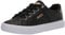 GUESS Women's Loven Sneaker, Black Multi, 3 UK