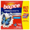 Bounce WrinkleGuard Mega Fabric Softener Dryer Sheets, Wrinkle Release with Outdoor Fresh Scent, 130 ct