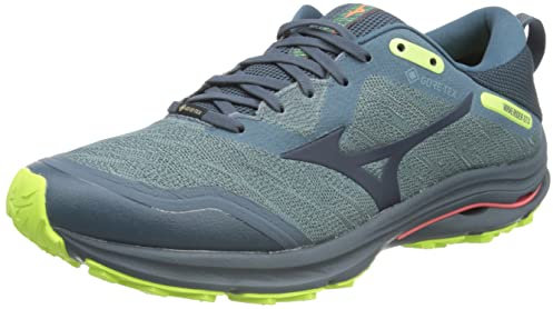 Mizuno Herren Wave Rider GTX Laufschuh, Orionb Orionb Neolime, 45 EU