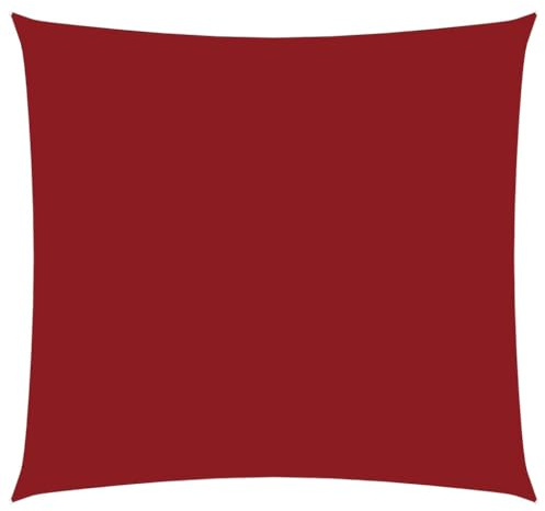vidaXL Sonnensegel Oxford-Gewebe Quadratisch 4,5x4,5 m Rot