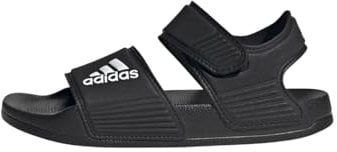 adidas Adilette Sandals TOBOGGANS, Cloud White/Core Black, Numeric_28 EU