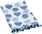 Baroni Home Telo Mare con nappe colorate, Pareo, Telo da Yoga, Asciugamano da Spiaggia Hammam, Super Assorbente e Asciugatura Rapida, Ecologico, 90x170 cm (Coralli Azzurri)