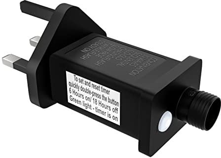 31V Transformer Plug for Christmas Lights, BOLWEO LED Transformer Power Supply Adapter with 8 Modes,Timer,Memory,IP20 for Christmas Tree Lights,Net Lights,Icicle Lights