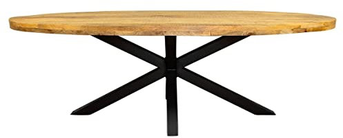 Esstisch Denver | Oval | Mangoholz | 300 cm | Esstisch, Essbereich