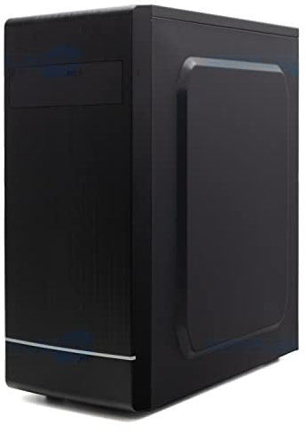 Simpletek – Case Gaming Gaming Ufficio con Alimentatore 500W e Ventola 12cm | ATX MICRO-ATX MINI ITX